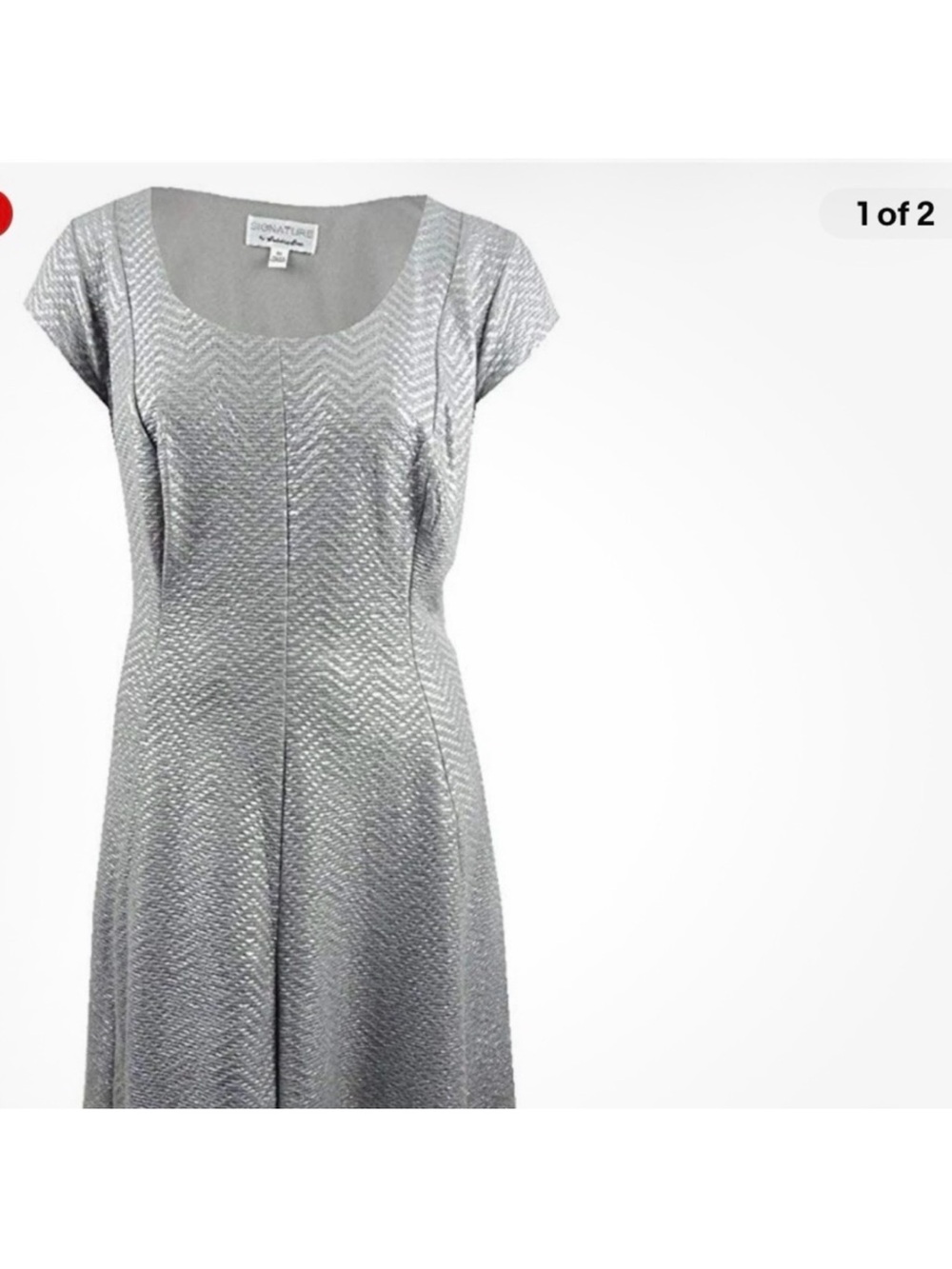 Signature by Robbie Bee Size 3x Scoop Neck Skater Dress